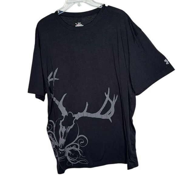 Under Armour Black/Grey Hunting/Elk T-shirt. Size XL. - Picture 1 of 7